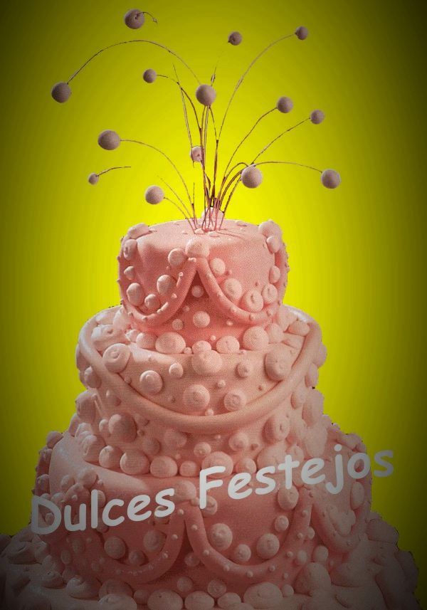 Dulces Festejos - Foto - Copos Rosas: Copos Rosas
